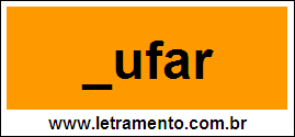Palavra Bufar Para Completar Com a Letra B