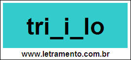 Palavra Triciclo Para Completar Com a Letra C