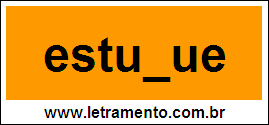 Palavra Estuque Para Completar Com a Letra Q