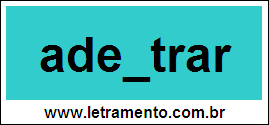 Palavra Adestrar Para Completar Com a Letra S