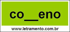 Palavra Cosseno Para Completar Com a Letra S
