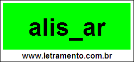 Palavra Alistar Para Completar Com a Consoante T