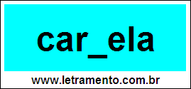 Palavra Cartela Para Completar Com a Consoante T