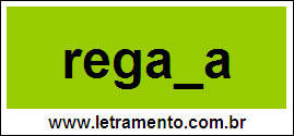 Palavra Regata Para Completar Com a Letra T