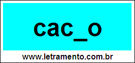 Palavra Cacto Para Completar Com a Consoante T