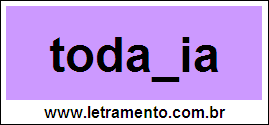 Palavra Todavia Para Completar Com a Consoante V