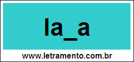Palavra Lava Para Completar Com a Letra V
