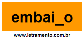 Palavra Embaixo Para Completar Com a Letra X