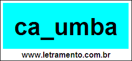 Palavra Caxumba Para Completar Com a Consoante X