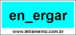Palavra Enxergar Para Completar Com a Consoante X