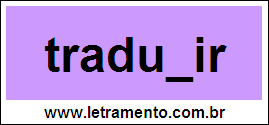 Palavra Traduzir Para Completar Com a Consoante Z
