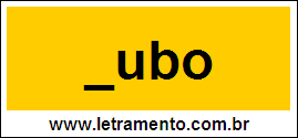 Palavra Cubo Para Completar Com a Consoante C