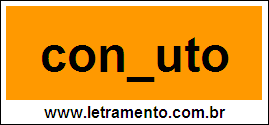 Palavra Conduto Para Completar Com a Letra D