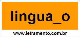 Palavra Linguado Para Completar Com a Letra D