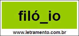 Palavra Filódio Para Completar Com a Letra D