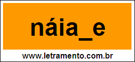 Palavra Náiade Para Completar Com a Letra D