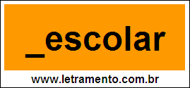 Palavra Descolar Para Completar Com a Letra D