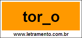 Palavra Tordo Para Completar Com a Letra D