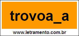 Palavra Trovoada Para Completar Com a Letra D
