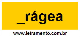 Palavra Drágea Para Completar Com a Consoante D