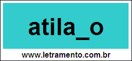 Palavra Atilado Para Completar Com a Letra D