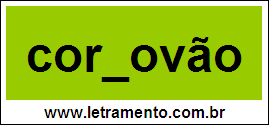 Palavra Cordovão Para Completar Com a Letra D