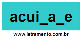 Palavra Acuidade Para Completar Com a Letra D