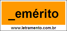 Palavra Demérito Para Completar Com a Letra D