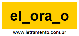 Palavra Eldorado Para Completar Com a Consoante D