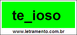 Palavra Tedioso  Para Completar Com a Consoante D