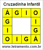 Cruzadinha Infantil Ágio