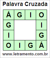 Palavra Cruzada Ágio