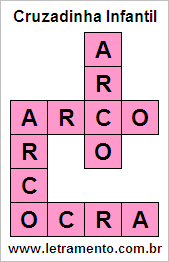 Cruzadinha Infantil Arco