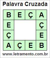 Palavra Cruzada Beça