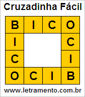 Cruzadinha Fácil Bico