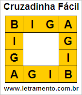 Cruzadinha Fácil Biga