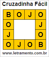 Cruzadinha Fácil Bojo