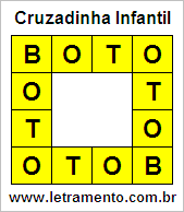 Cruzadinha Infantil Boto