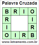 Palavra Cruzada Brio