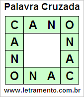 Palavra Cruzada Cano