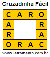 Cruzadinha Fácil Caro