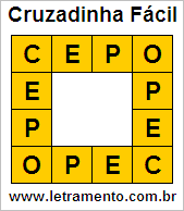 Cruzadinha Fácil Cepo