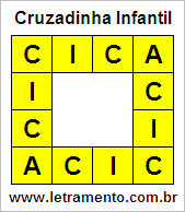 Cruzadinha Infantil Cica