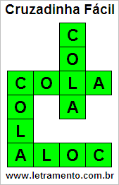 Cruzadinha Fácil Cola