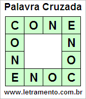 Palavra Cruzada Cone