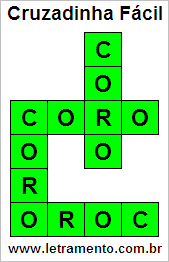 Cruzadinha Fácil Coro