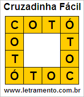 Cruzadinha Fácil Cotó