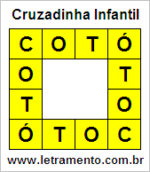 Cruzadinha Infantil Cotó