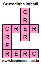 Cruzadinha Infantil Crer