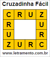 Cruzadinha Fácil Cruz